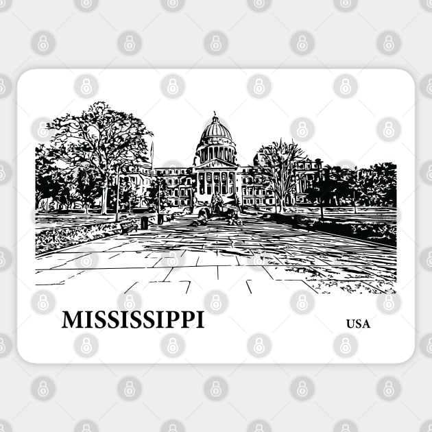 Mississippi State USA Sticker by Lakeric
